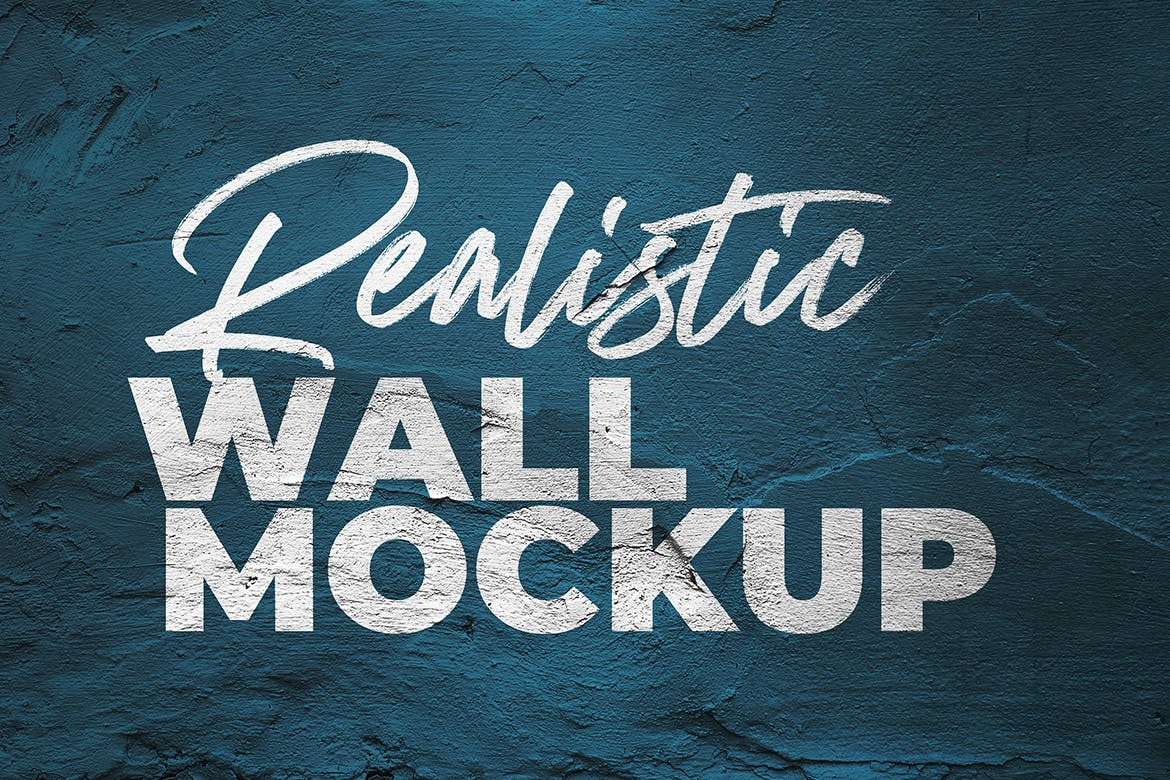 Realistic Wall Mockup Realistic Wall Mockup