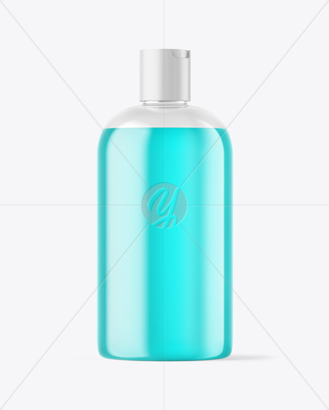 Clear Cosmetic Bottle Mockup