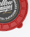 Matte Round Pizza Box Mockup