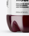 PET Bottle with Red Grape Drink Mockup