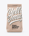 Kraft Food Bag Mockup