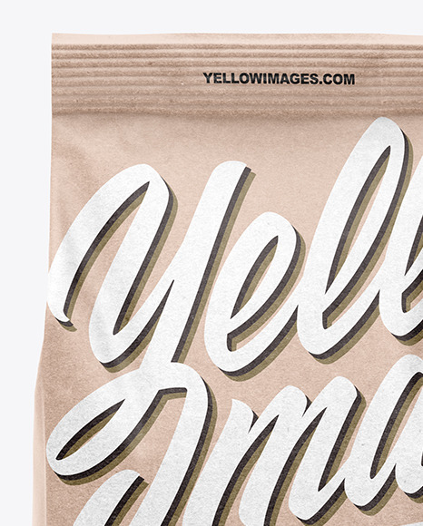 Kraft Food Bag Mockup