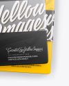 Two Hard Cover Notebooks Mockup