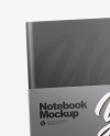 Two Hard Cover Notebooks Mockup