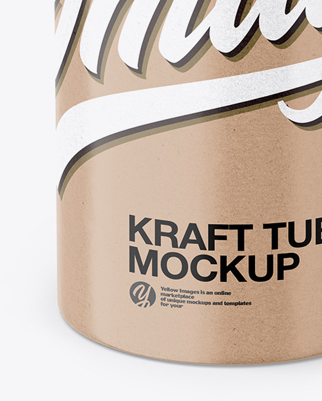 Kraft Tube Mockup