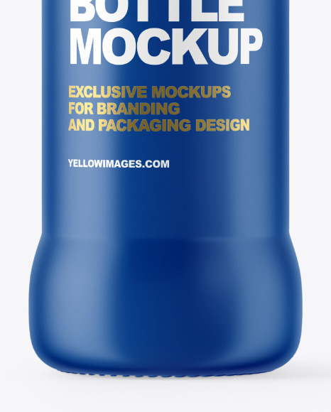 Matte Sauce Bottle Mockup