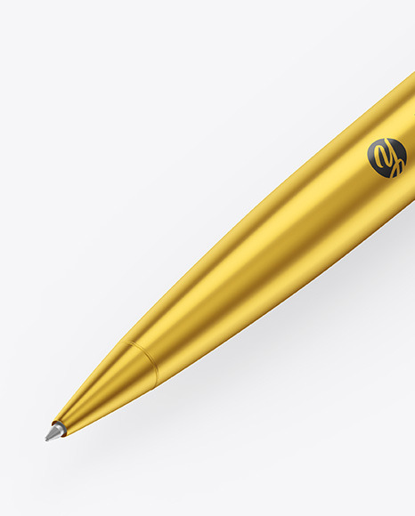 Matte Metallic Pen Mockup