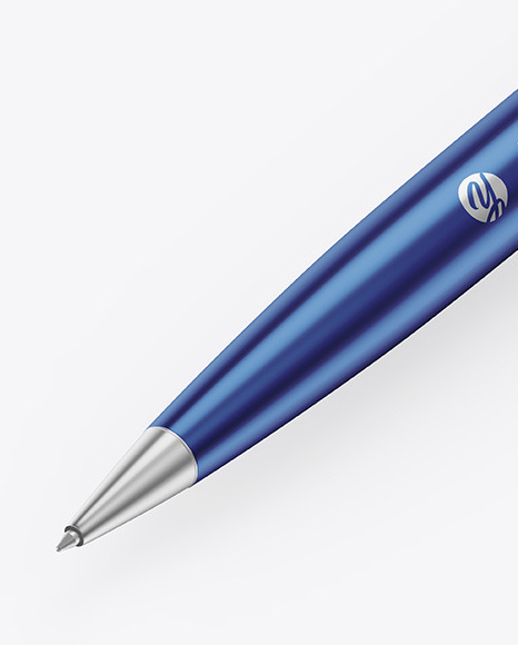 Matte Metallic Pen Mockup