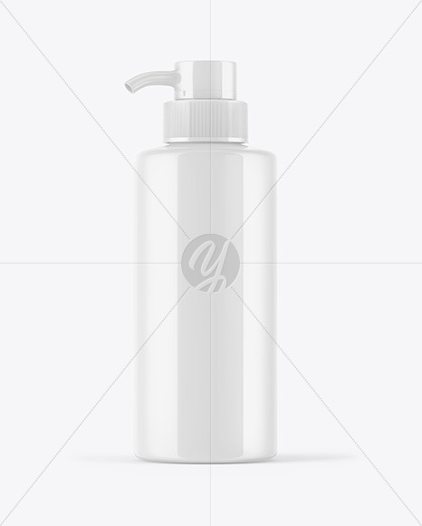 Glossy Soap Bottle Mockup