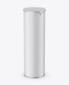 Matte Snack Tube Mockup (High Angle)