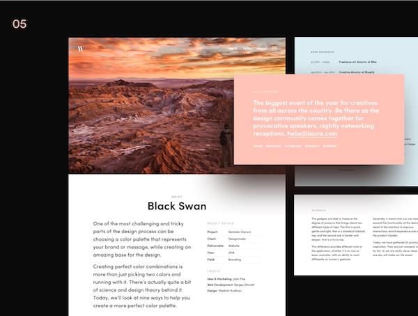 Mirror — Portfolio/Agency Template