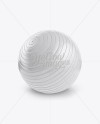 Exercise Ball Mockup - Halfside View