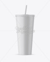 Paper Soda Cup Mockup