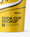 Paper Soda Cup Mockup