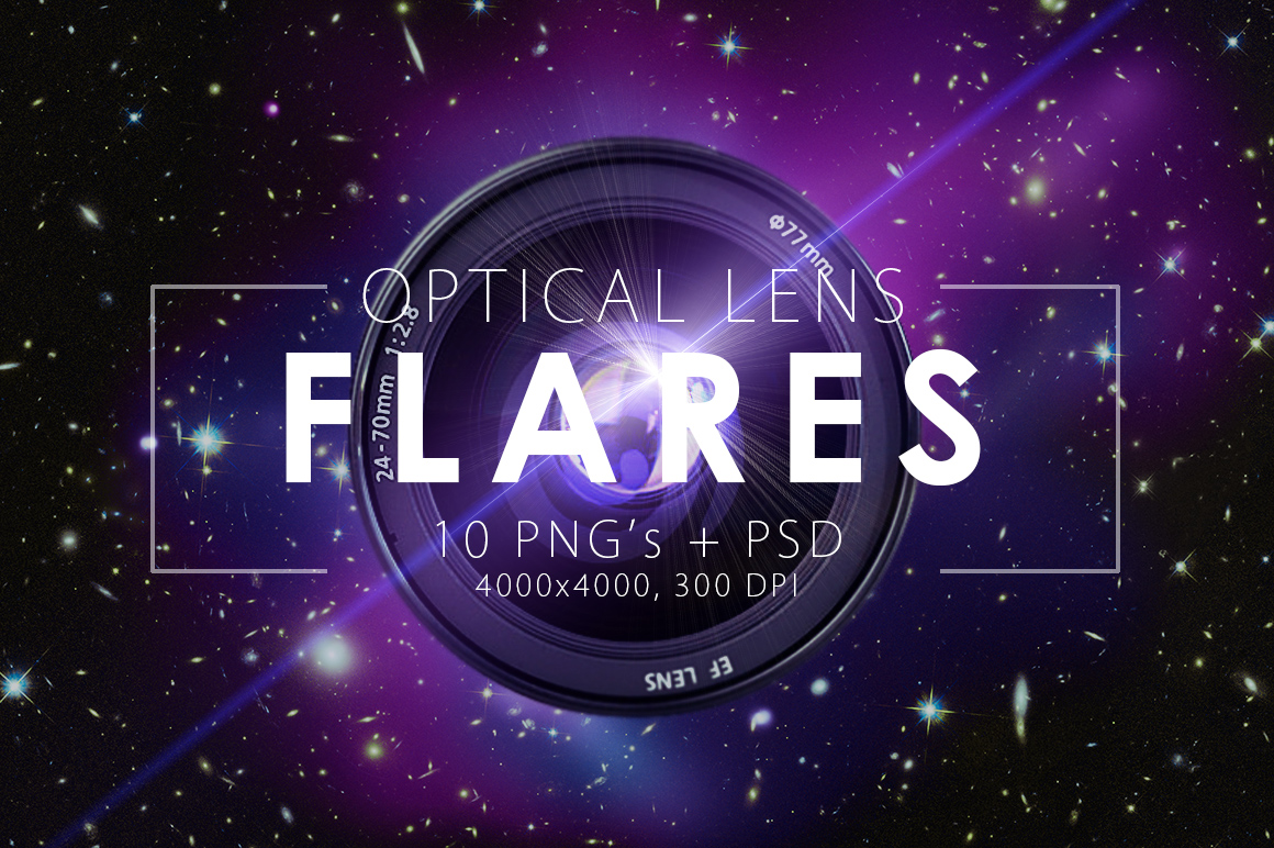 10 Optical Lens Flares Pack 1