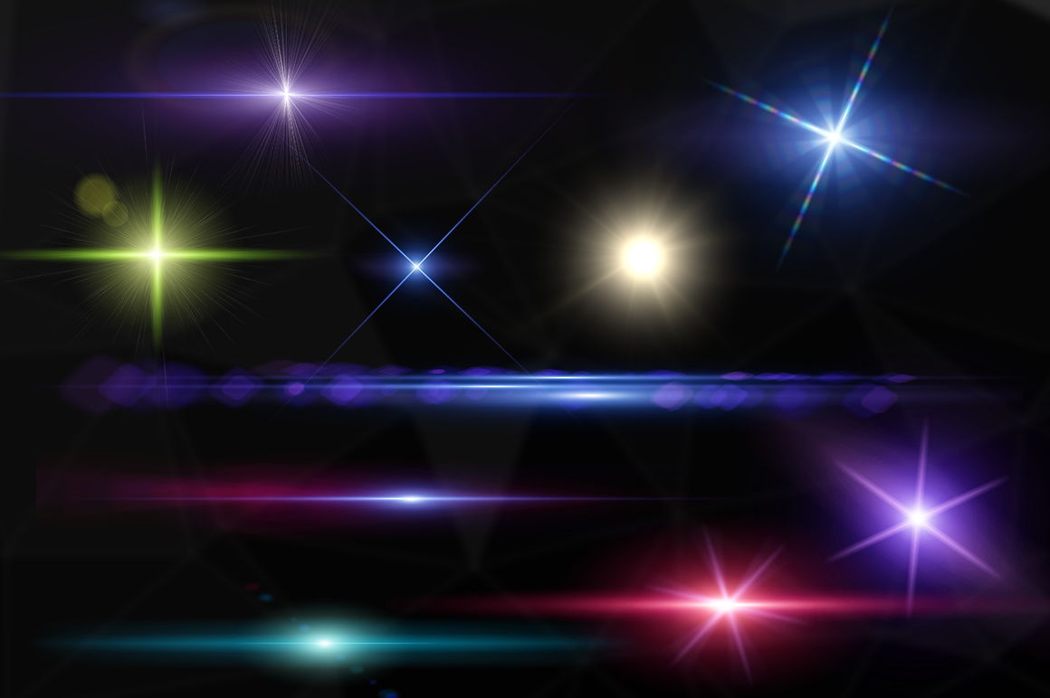 10 Optical Lens Flares Pack 1