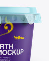 Plastic Cup Mockup - Front & Top Views