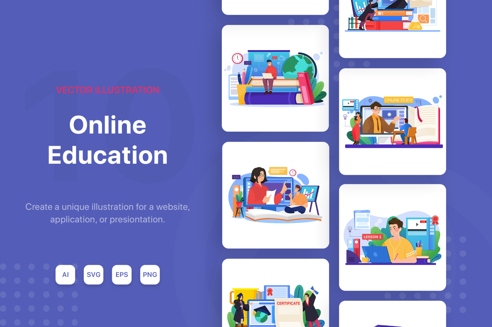 M124_Online Education Illustrations