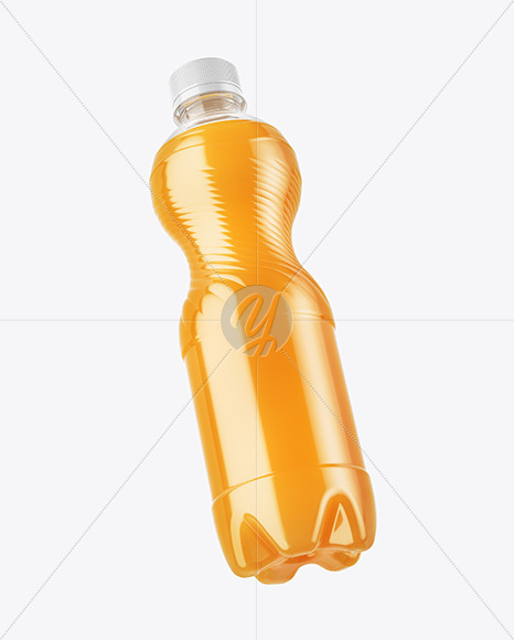 Multifruit Soft Drink PET Bottle Mockup