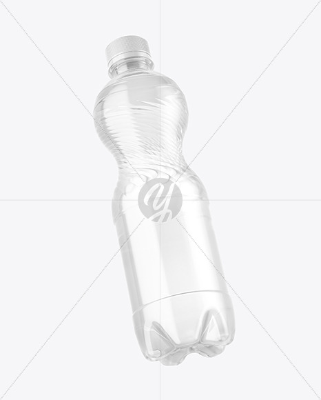 Clear Plastic Water Bottle Mockup