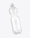 Clear Plastic Water Bottle Mockup