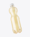 PET Bottle with Pear Drink Mockup