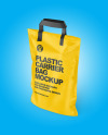 Matte Carrier Bag Mockup