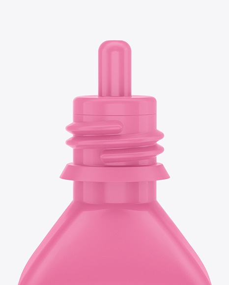 Glossy Dropper Bottle Mockup