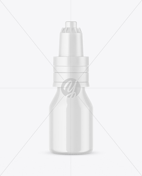 Glossy Dropper Bottle Mockup