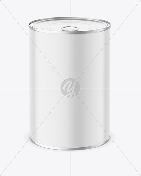 Round Tin Can Mockup