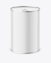 Round Tin Can Mockup