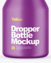 Matte Dropper Bottle Mockup