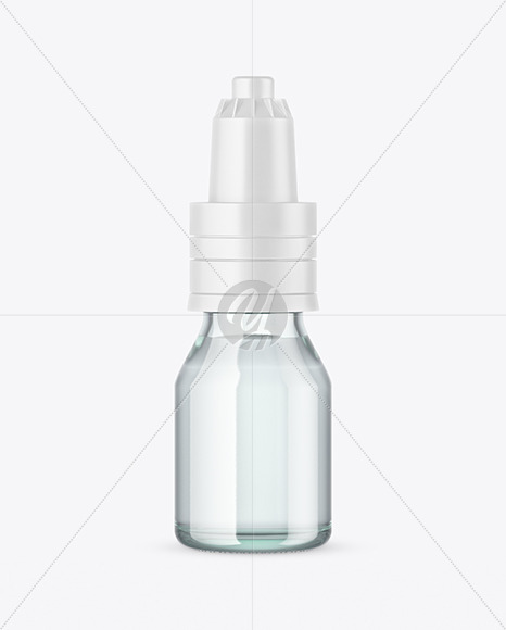 Clear Glass Dropper Bottle Mockup