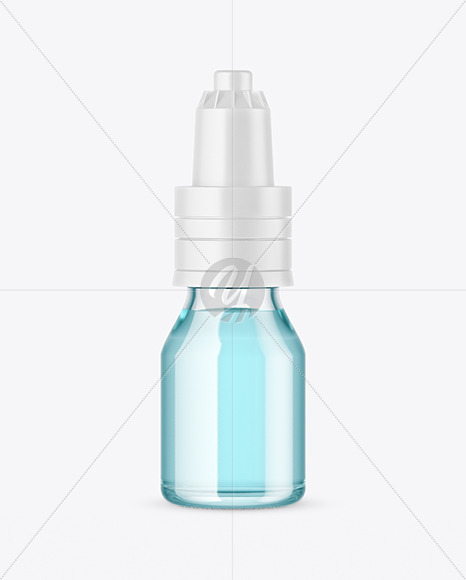 Clear Glass Dropper Bottle Mockup