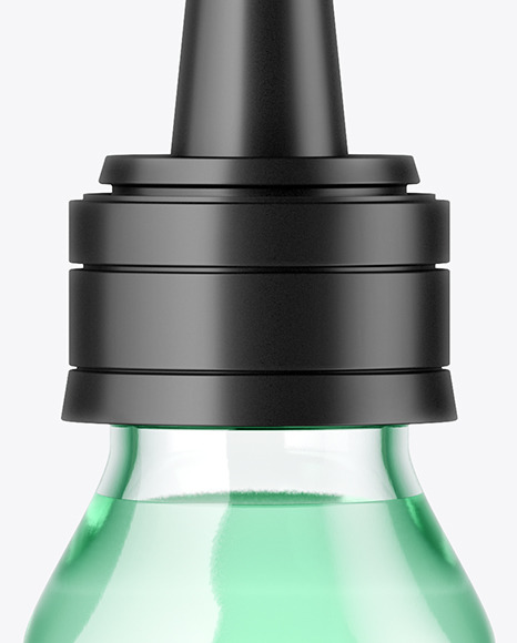 Clear Glass Dropper Bottle Mockup