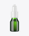 Green Glass Dropper Bottle Mockup