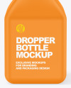 Matte Dropper Bottle Mockup