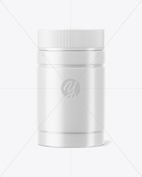 Glossy Pills Bottle Mockup