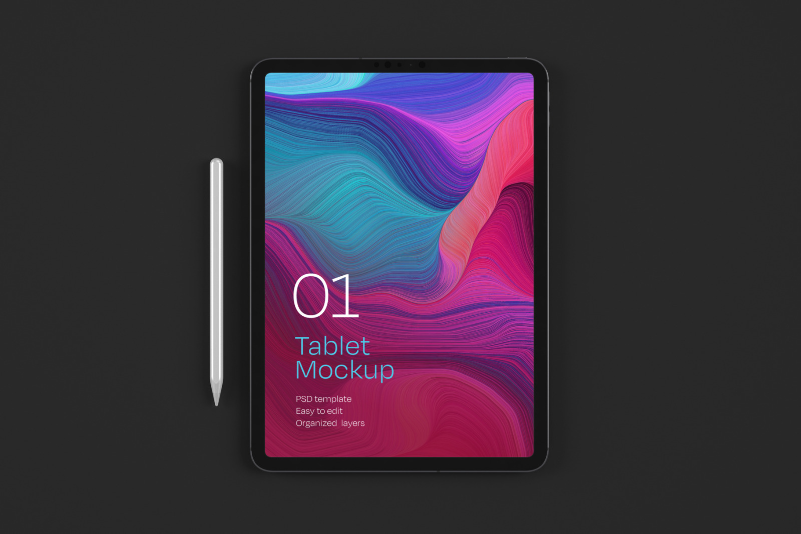 iPad Pro Mockup Set | Tablet Screen iPad Pro Mockup Set | Tablet Screen