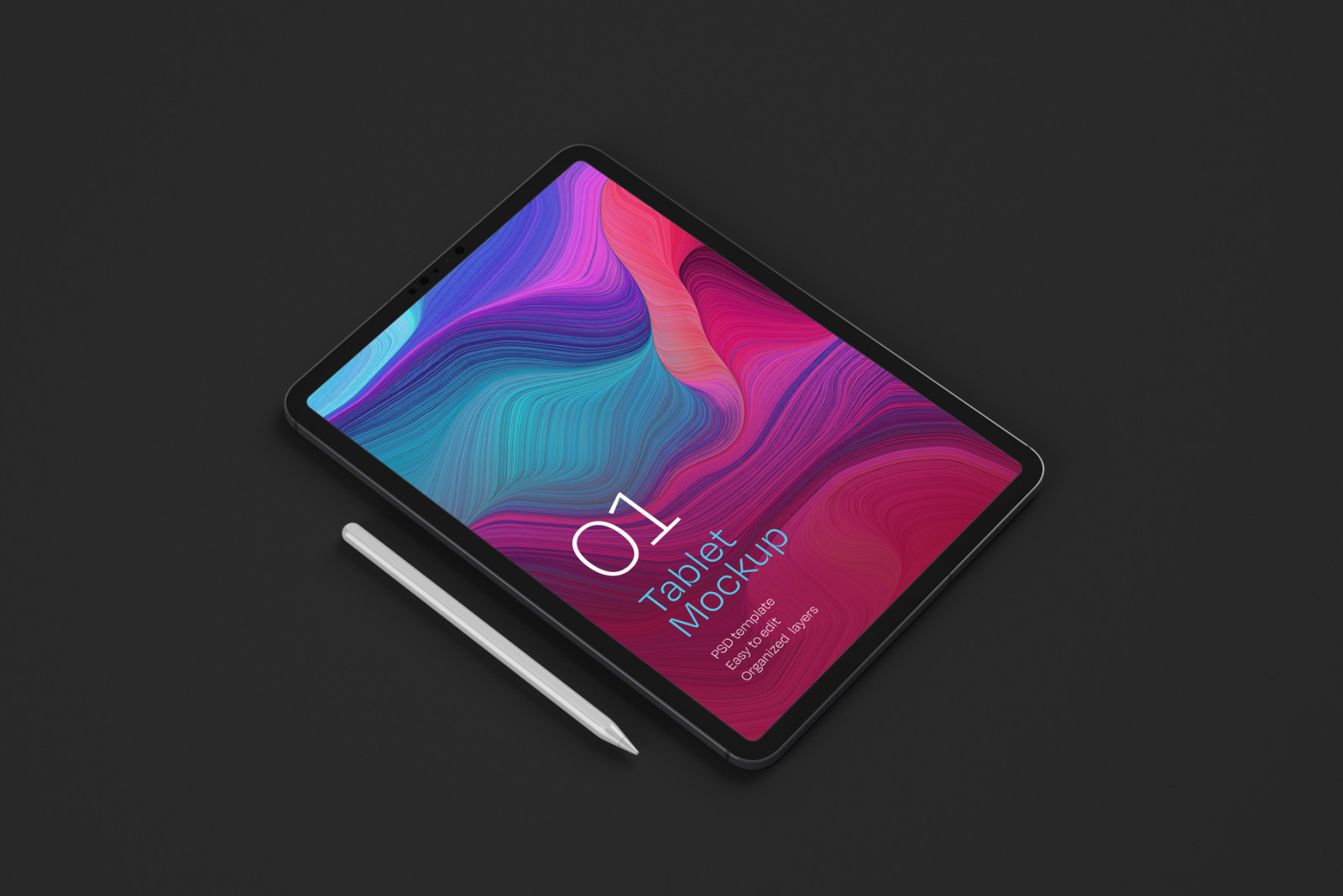 iPad Pro Mockup Set | Tablet Screen