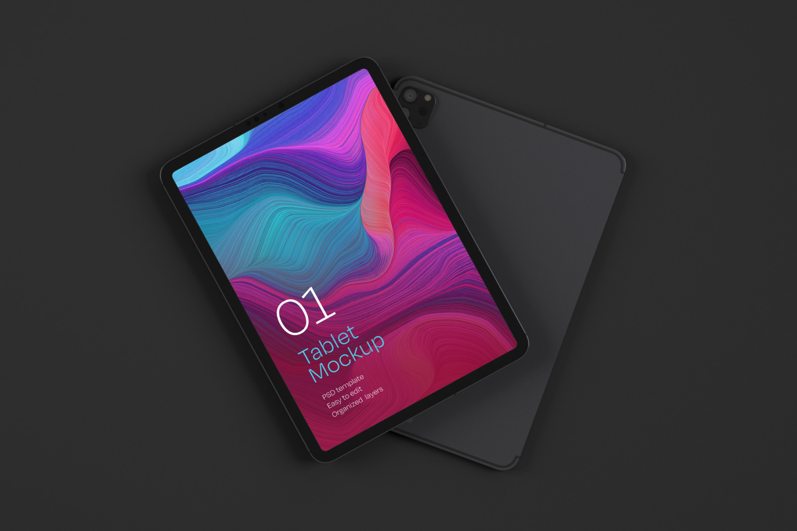 iPad Pro Mockup Set | Tablet Screen iPad Pro Mockup Set | Tablet Screen