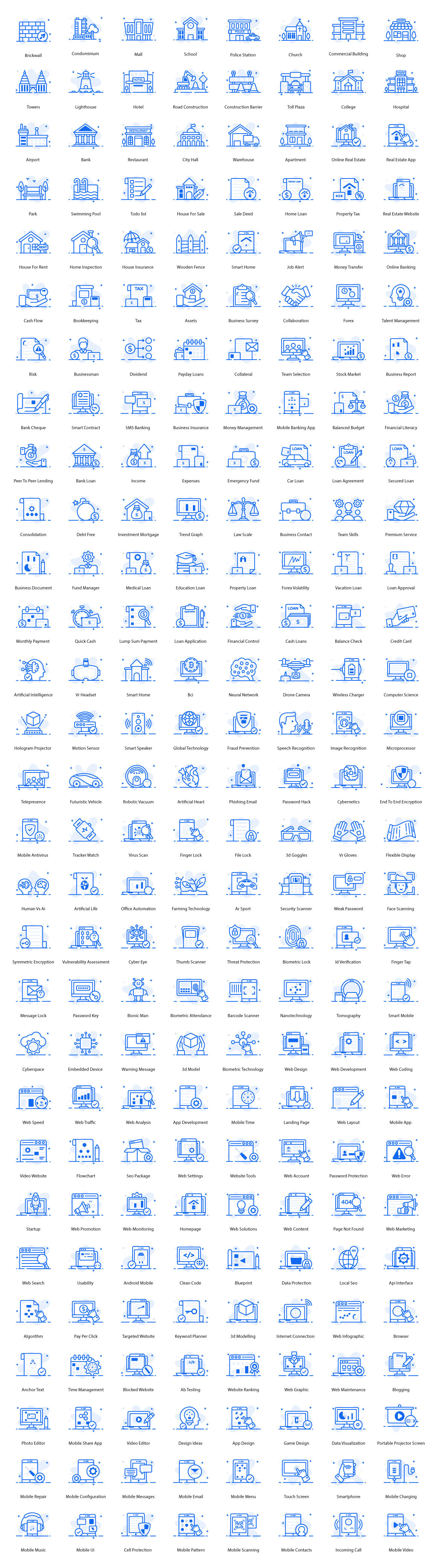 600 Premium Outline Icons