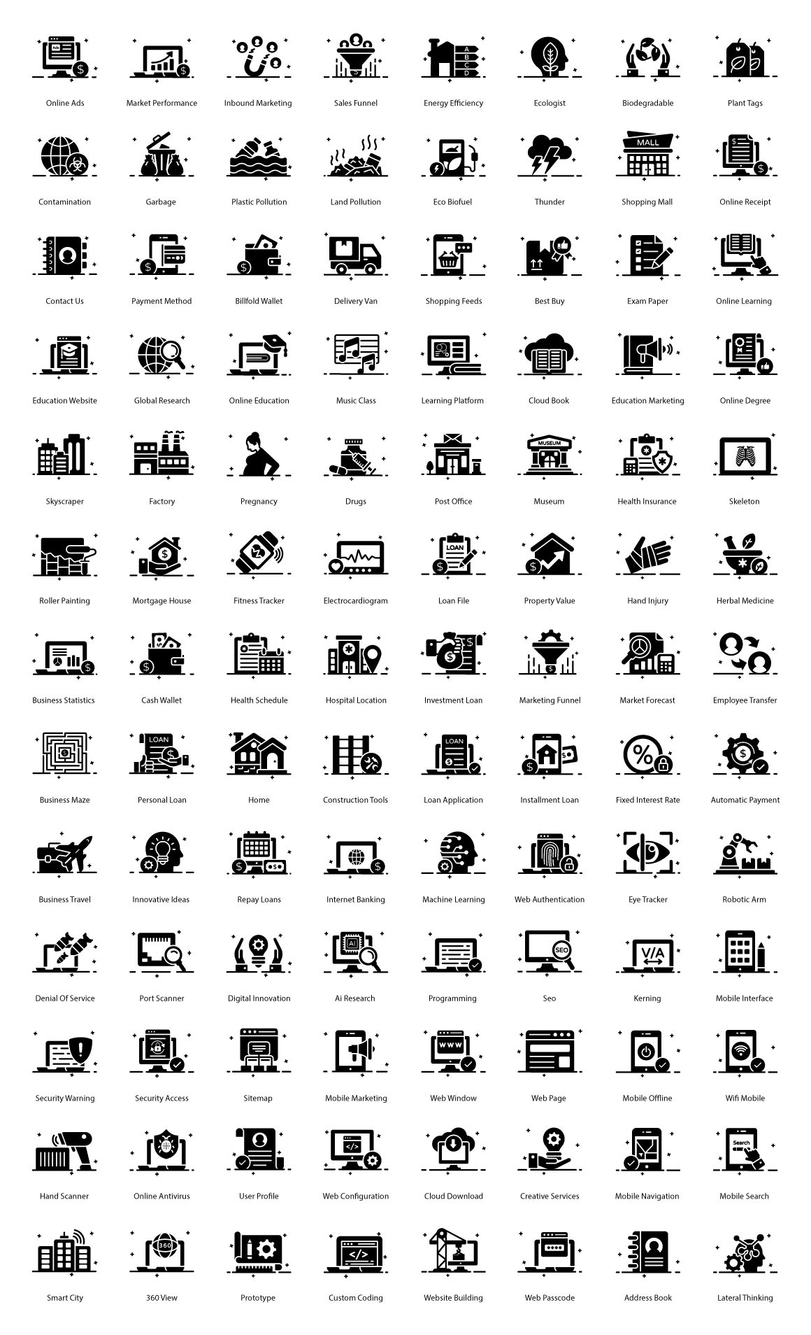 600 Premium Outline Icons