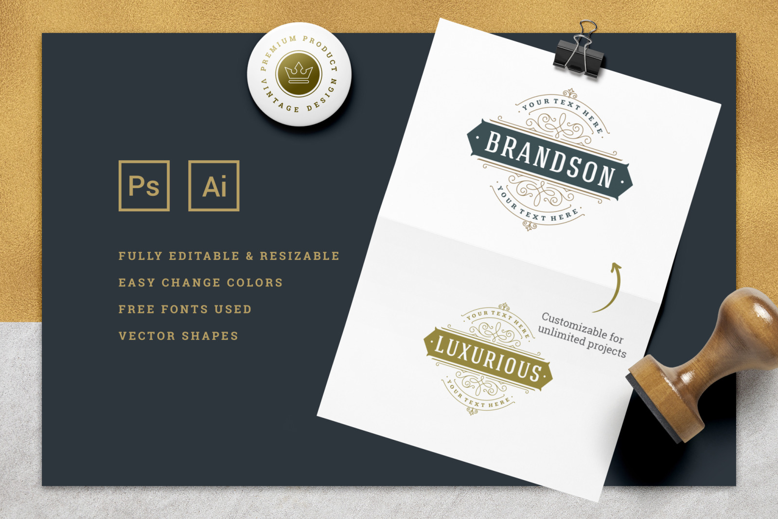 36 Luxury Ornament Logos