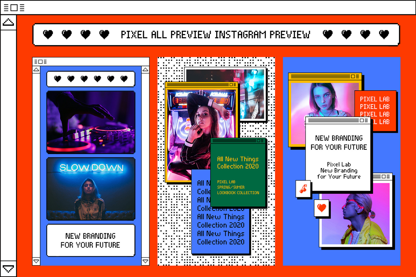 PIXEL-Instagram Stories Animation Templates PIXEL-Instagram Stories Animation Templates