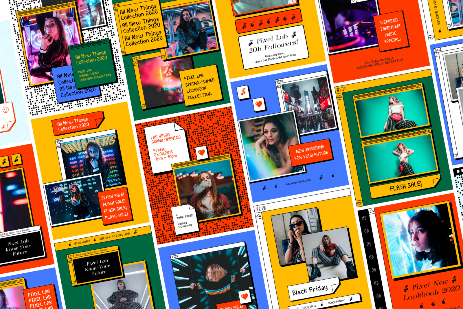 PIXEL-Social Media Brand Templates PIXEL-Social Media Brand Templates