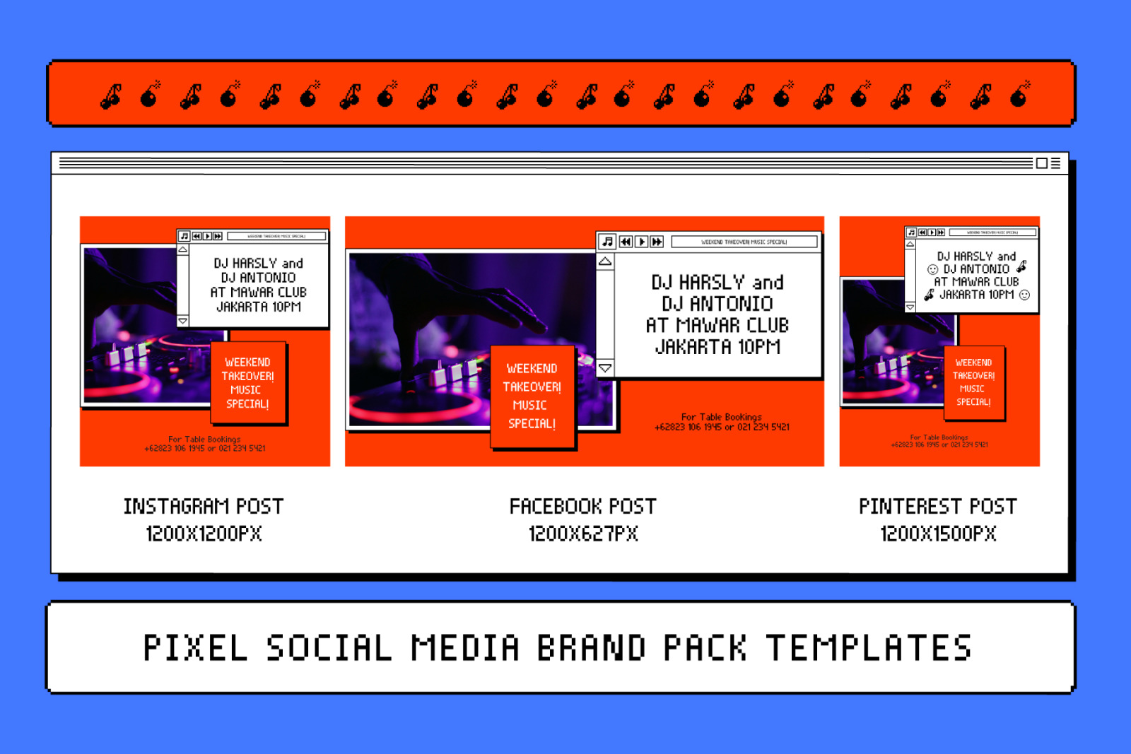 PIXEL-Social Media Brand Templates PIXEL-Social Media Brand Templates