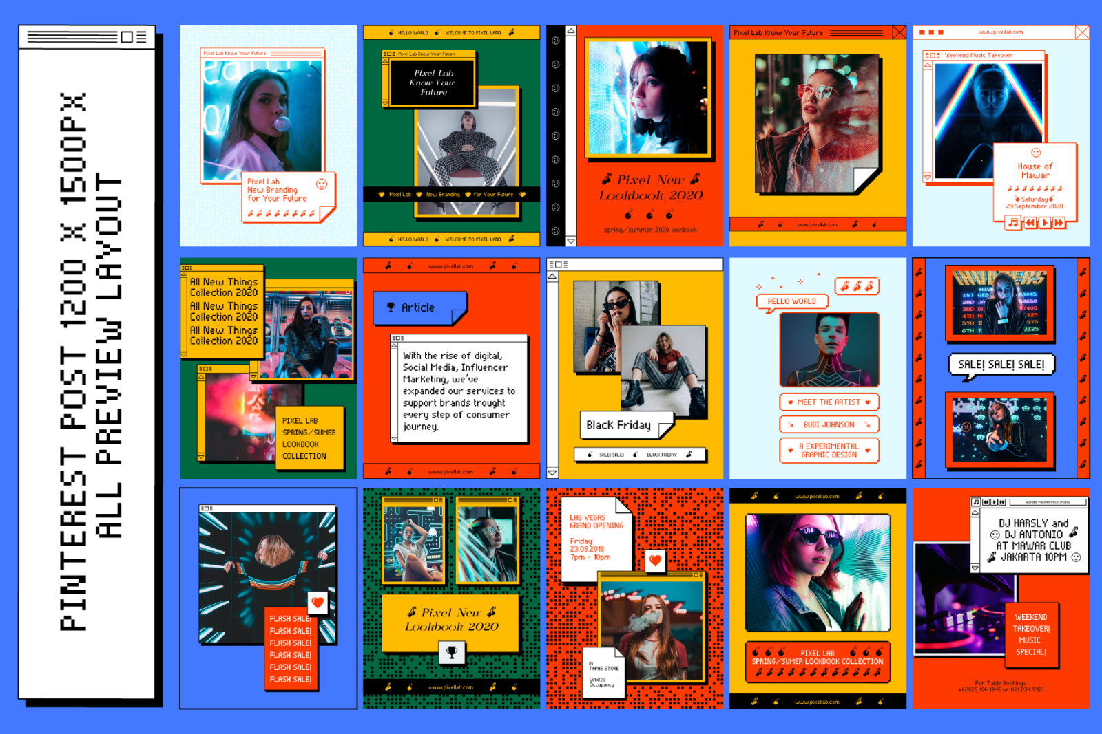 PIXEL-Social Media Brand Templates PIXEL-Social Media Brand Templates
