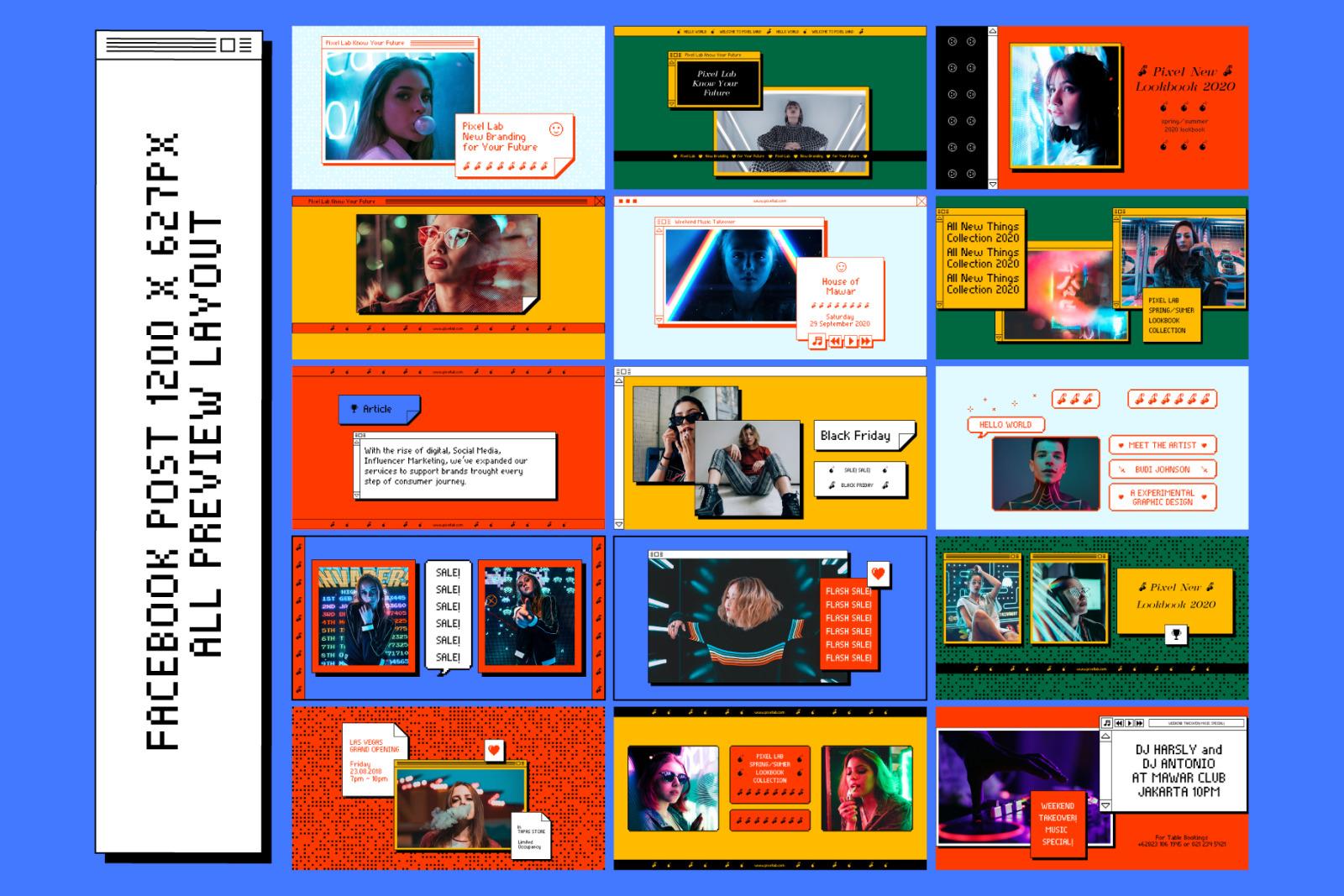 PIXEL-Social Media Brand Templates PIXEL-Social Media Brand Templates