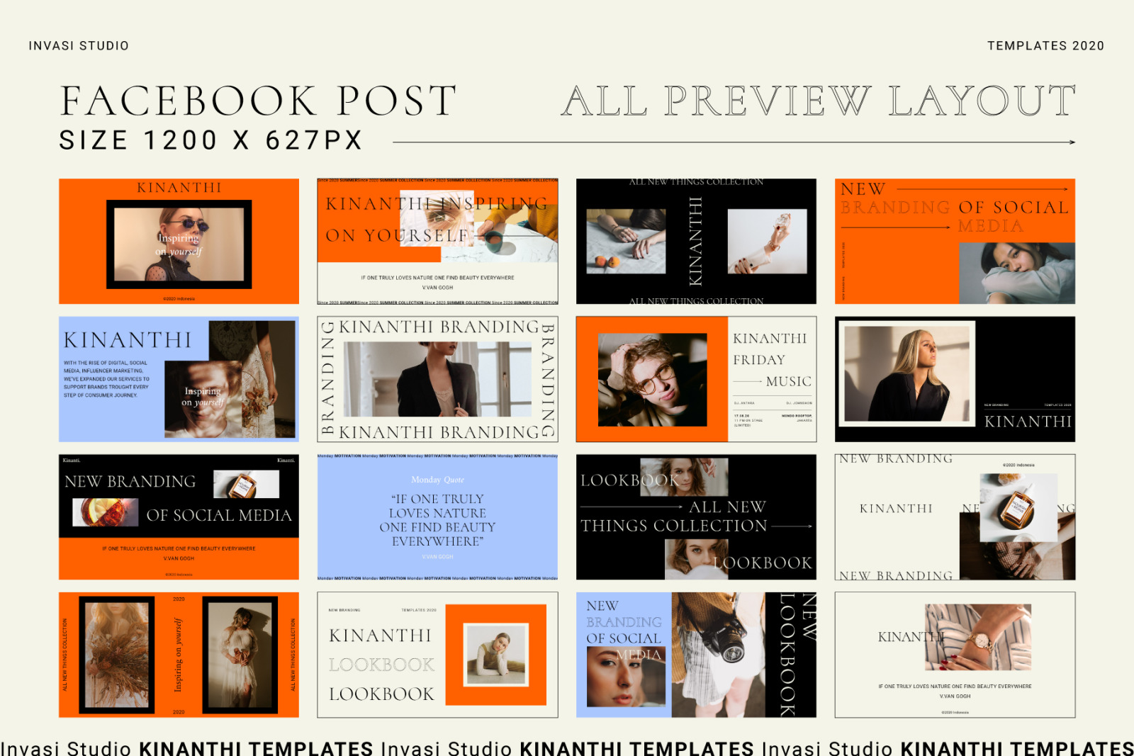 KINANTHI - Social Media Brand Templates KINANTHI - Social Media Brand Templates